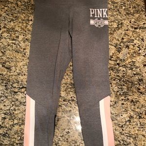 Pink Victoria’s Secret Large Color Block Legging